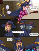 Pig like monster begs gorgeous witch to pleasure him