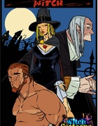 Sizzling hot quicky delivered from a gorgeous witch to two creatures of