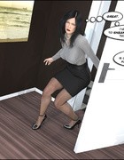 Security chief is jealous of the sensual acts performed on her coworker