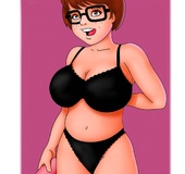 Busty Velma rocking with hot Dafna