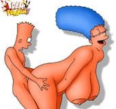 Bart Simpson has a huge schlong