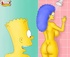 Bart Simpson loves spying the girls in the changing room