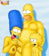 Homer Simpson rocking with two frivolous sluts