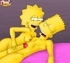 Slutty Lisa Simpson playing with a big black schlong