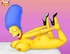 Dirty Marge Simpson adores pussy licking