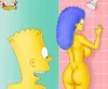 Slutty Marge Simpson adores rocking with teen guys