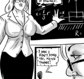 Frustrated college teacher has found an intimate way to relax