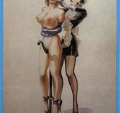Horny naughty girls loved to get spanked, tied up and given sexual pain