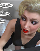 Very hot cartoon MILF in white stockings gets it from behind