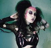 These goth sluts love to display their gorgeously formed body.