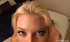 busty tattooed blonde giving