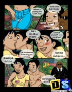Lilo uses her big tits to seduce big black dude that busted her with cute