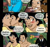 Lilo uses her big tits to seduce big black dude that busted her with cute