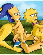 Naughty Bart gets his cock sucked and fingers mum and bang others