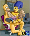 Marge gets her butt licked by Homer and fucks different horny dudes