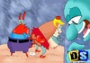 Mr. Krabs gets his red cock sucked by big tits chick before fucking her