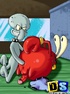 Squidward bumps Krabs, bangs Sandy and gets blowjob from Spongebob