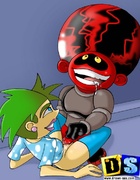 Tuesday X sucks Truman's cock and gets fucked by alien plus dildo by Mrs.