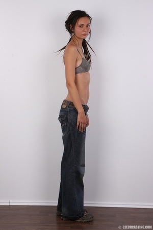 Dreadlocked slim beauty with small tits, - Picture 5