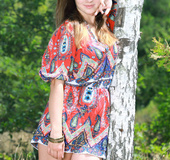 Teen natural beauty exposes lovely round boobs and sweet and tasty pussy