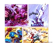 Male and female toon demons from Arena comics fucking while fighting by Bobillio