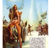 Long-haired babes with round bottoms queuing for Casanova's dick by Riverstone