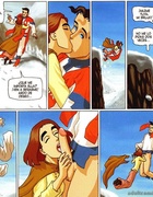 Dirty sex in the mountain expedition in hot adult comics