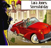 Dirty pussy and anal threesome in adult porn comics