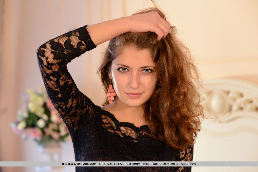 Young cutie in lace mini dress reveals stea - XXX Dessert - Picture 1