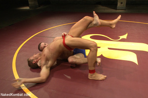 Cute guys battle and wrestle before guy  - XXX Dessert - Picture 2