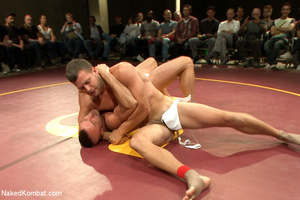Four hot studs wrestling with sweaty bod - XXX Dessert - Picture 5