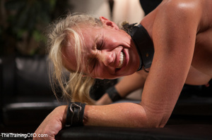 Obedient blonde gets roped, made to squa - XXX Dessert - Picture 22