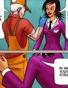 Slutty nurse in green uniform fucking with two ambulance drivers