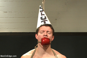 Hot stud roped and hung in class gets hi - XXX Dessert - Picture 5