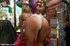 Tattoo blonde use as public slut gets bound, fisted and fucked with poles