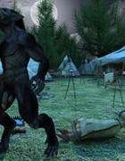 It's an awful Indian legend about Pocahontas being banged badly by a furry