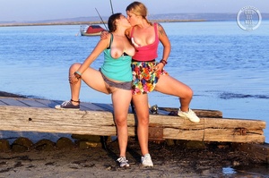 Sexy babes fishing by lake end up lickin - XXX Dessert - Picture 5