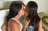 tanned honey girls couch