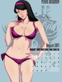Awesome drawn porn calendar with slutty - Picture 1