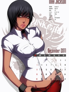 Awesome drawn porn calendar with slutty busty babes - Picture 2