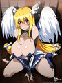 Bodacious manga demoness and blue elf - Picture 4