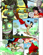 Amazing adult comics with famous heroes and aliens fucking