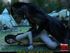 Angry werewolf fucking badly a cute Indian girl