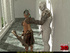 Horny stone golem drilling cute blonde chick from behind