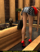 Insane mummy gets alive and fucks a blonde bombshell in the museum