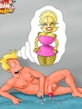 Kinky Futurama and Simpsons porn scenes - Picture 1