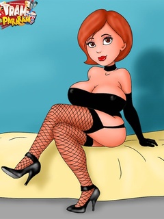 Incredibles Porn Comics Gaurds - Elastigirl from The Incredibles porn waiting for a - Silver ...