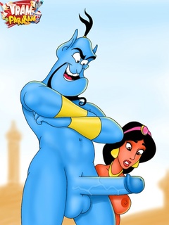 Big-titted hoes from porn Simpsons, Aladdin and - Picture 3