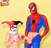 Dirty sex scenes with redheads from porn Scooby-Doo, Spider-Man and Tarzan