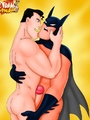 Batman seduces a stud while Superman - Picture 3